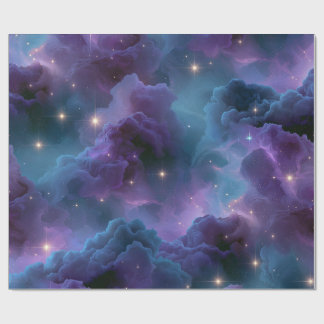 Colourful Cosmic Nebula Wrapping Paper