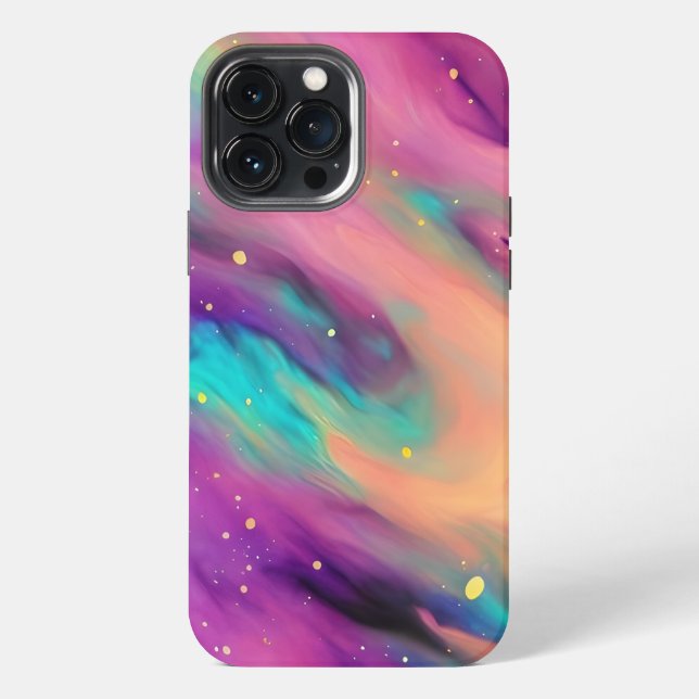 Colourful Cosmic Sky iPhone Case (Back)