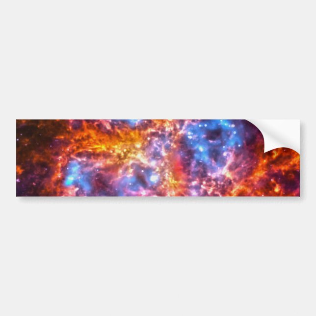 Colourful Cosmos Bumper Sticker (Front)