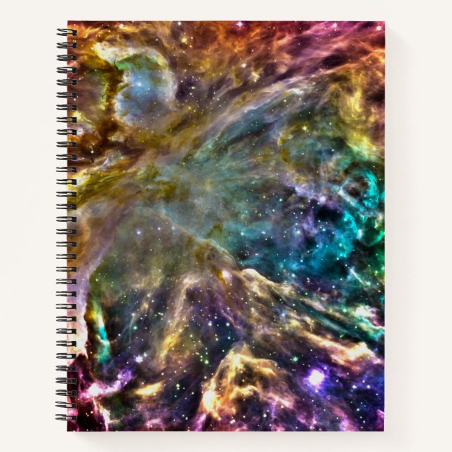 Colourful Cosmos Notebook (Front)