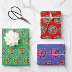 Colourful Costa Rica Wrapping Paper Set of 3