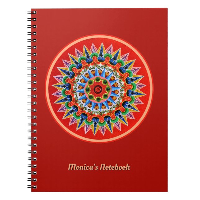 Colourful Costa Rican Art Notebook w/out your text (Front)