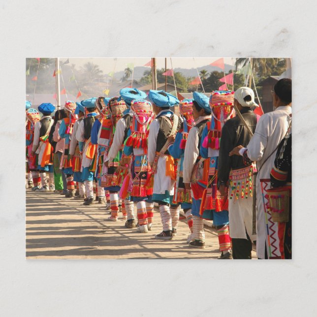 Colourful Costumes Postcard (Front)