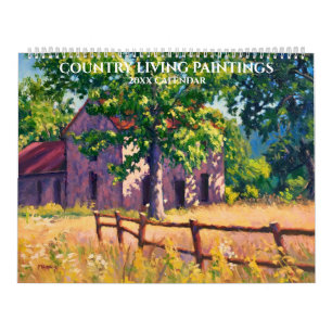 Colourful Country Living Painting Calendar