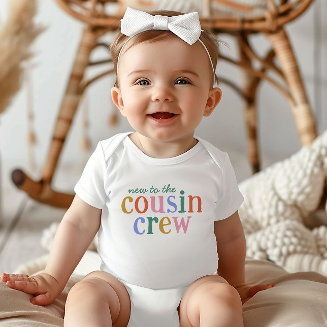 Colourful Cousin Crew Matching Family Baby Bodysuit (Creator Uploaded)