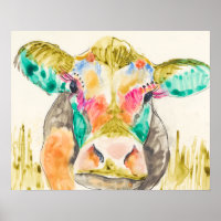 Colourful Cow Design