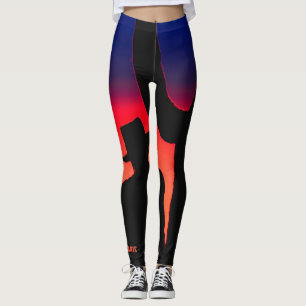Colourful Cowboy Rainbow Fashion/Yoga Leggings