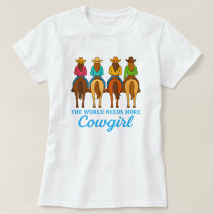 Colourful Cowgirls Western Bachelorette Party T-Shirt