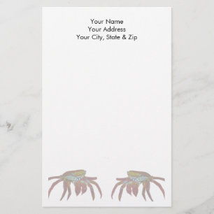 Colourful Crab Stationery