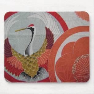 Colourful Crane Mouse Pad