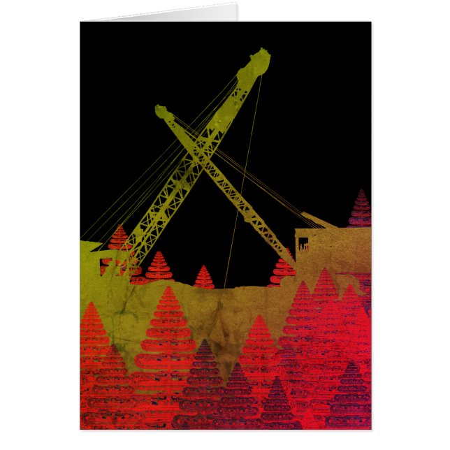 Colourful Crane Operator Operating Engineer (Front)