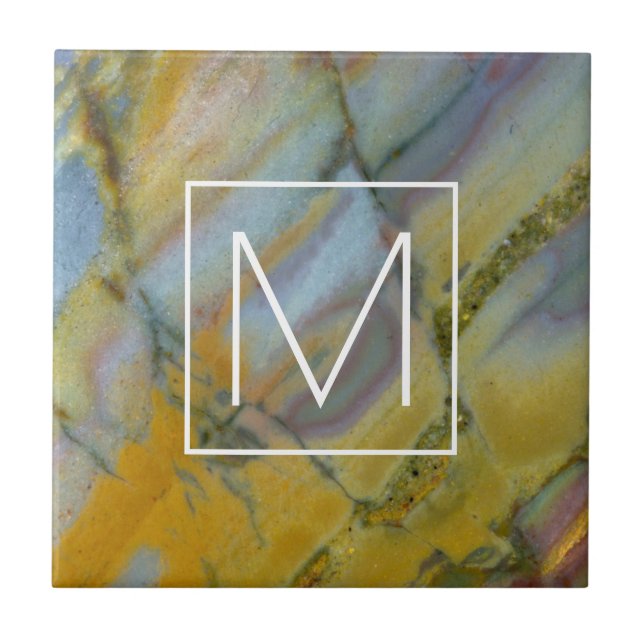 Colourful Crayola Jasper Ceramic Tile (Front)