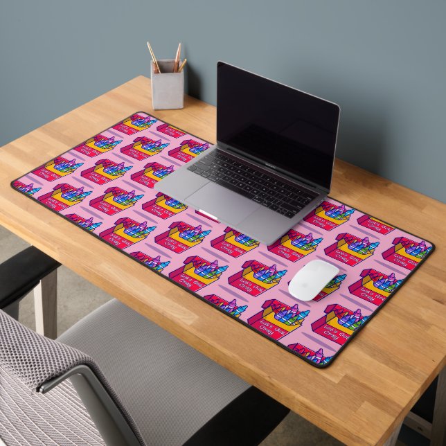 Colourful Crayons Let's Get Cray Desk Mat (Office 2)