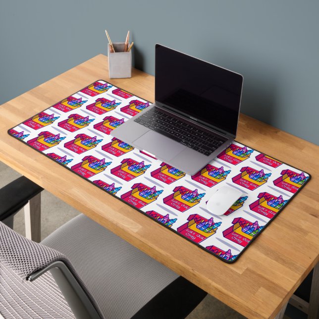 Colourful Crayons Let's Get Cray Desk Mat (Office 2)