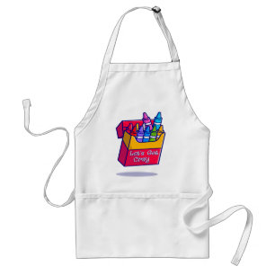 Colourful Crayons Let's Get Cray Standard Apron
