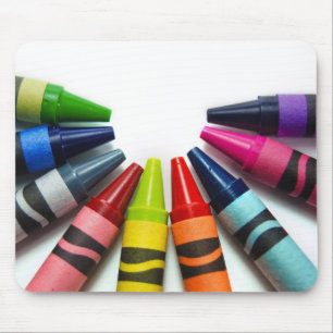 Colourful Crayons Mouse Pad