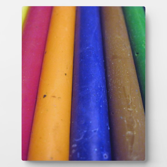 Colourful Crayons Plaque (Front)