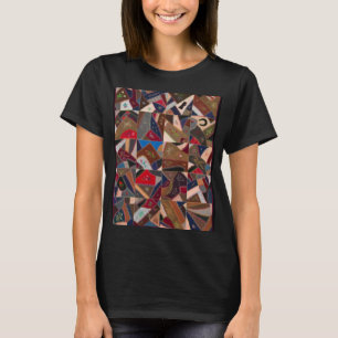 Colourful crazy quilt T-Shirt