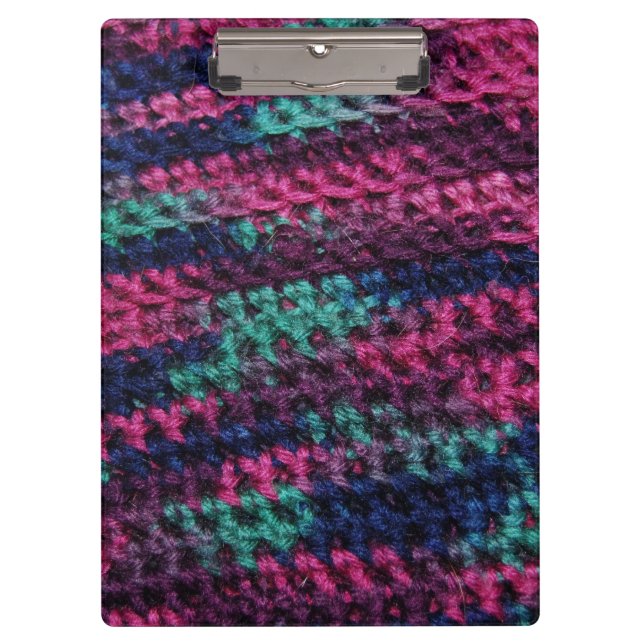 Colourful Crochet Clipboard (Front)