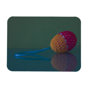 Colourful Crochet Easter Egg Flexible Photo Magnet