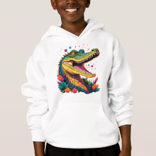 Colourful Crocodile Portrait