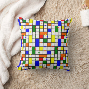 Colourful Crossword  Cushion