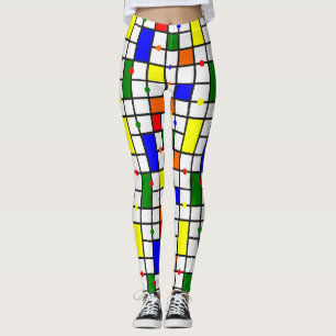 Colourful Crossword Leggings