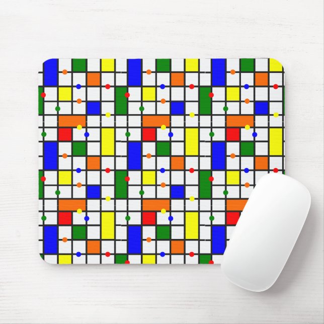 Colourful Crossword  Mouse Pad (With Mouse)