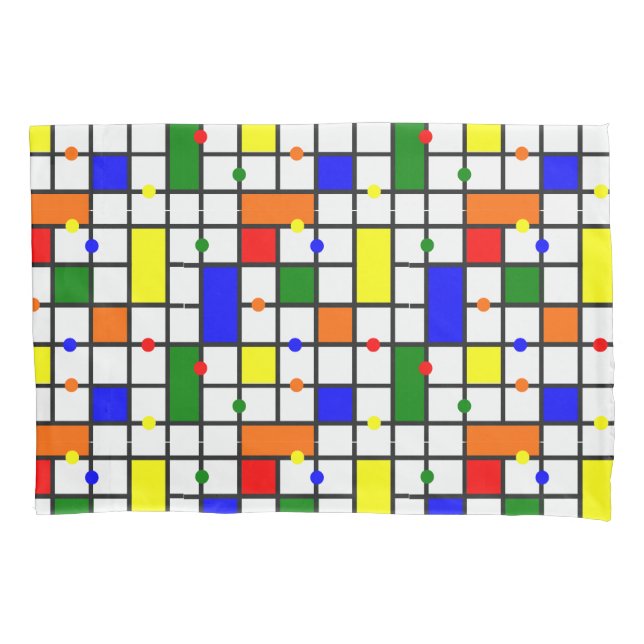 Colourful Crossword  Pillowcase (Front)