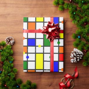 Colourful Crossword Wrapping Paper