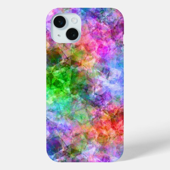 Colourful Crumpled Texture Case-Mate iPhone Case (Back)