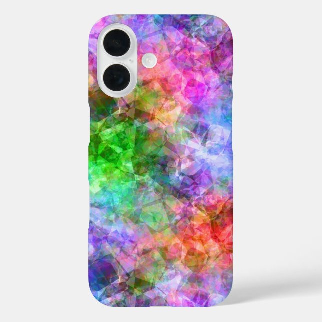 Colourful Crumpled Texture Case-Mate iPhone Case (Back)