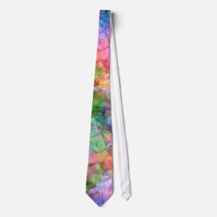 Colourful Crumpled Texture Tie