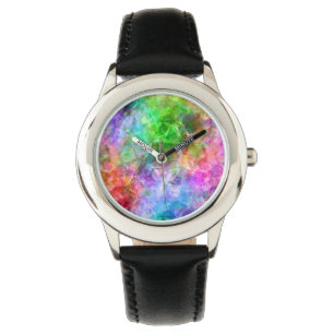 Colourful Crumpled Texture Watch