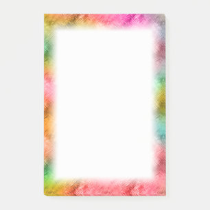 Colourful Crystal Glass Pattern Post-it Notes