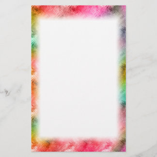 Colourful Crystal Glass Pattern Stationery
