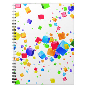 Colourful Cubes 1 Notebook