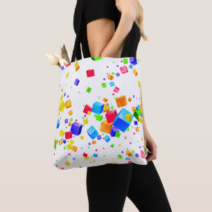 Colourful Cubes 1 Tote Bag