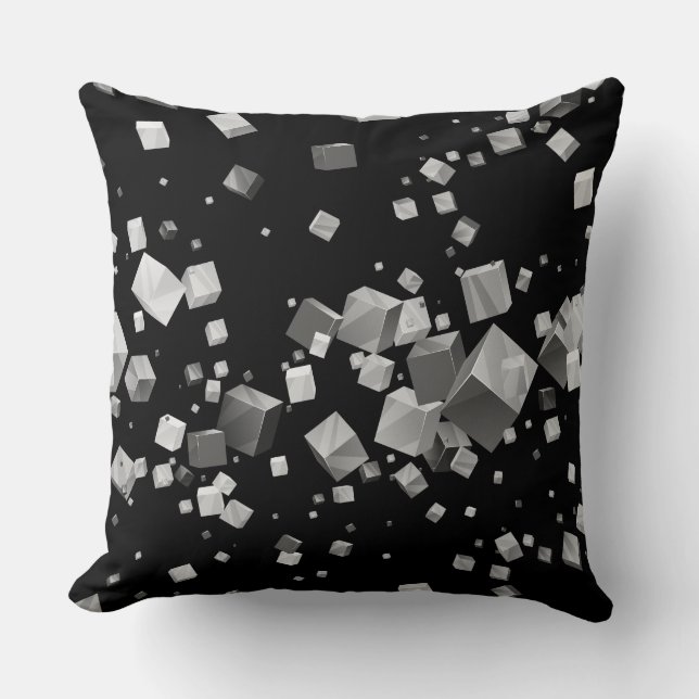 Colourful Cubes 4 Cushion (Front)