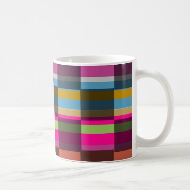 Colourful Cubes Coffee Mug (Right)