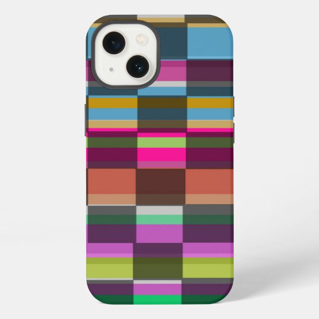 Colourful Cubes iPhone Case (Back)