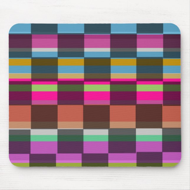 Colourful Cubes Mouse Pad (Front)