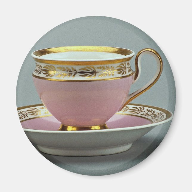 Colourful cup and saucer , Berlin, Germany Magnet (Front)