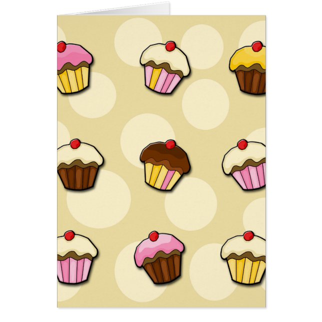 Colourful cupcakes pattern (Front)