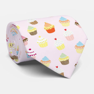 Colourful Cupcakes Pattern Tie