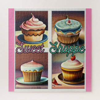 Colourful Cupcakes-Pop Art Jigsaw Puzzle