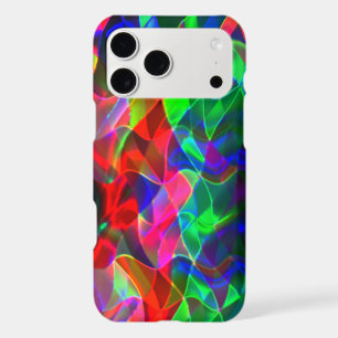 Colourful curved triangles or coloured ripples.