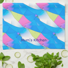 Colourful Curvy Abstract Art Pattern