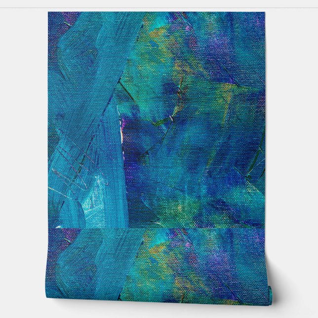 Colourful Custom 2' * 12' Textured Vinyl  Wallpaper (Unrolling)