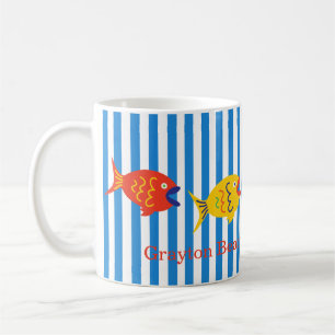 Colourful Custom Fish Mug